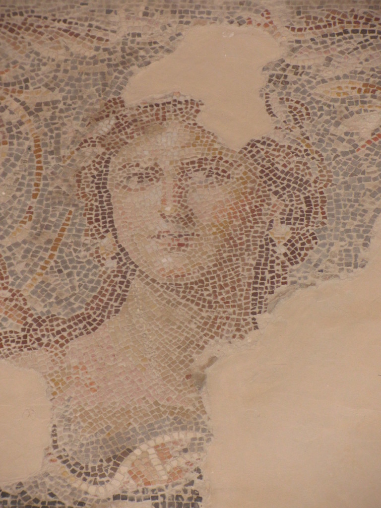 The Mona Lisa of the Galilee mosaic at Tzippori decorates the floor of an upscale Talmudic era mansion on the town's summit.
