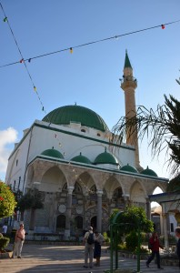 The Al-Jazzar Mosque, centerpiece of Old Acre, is the second holiest Moslem site in Israel.